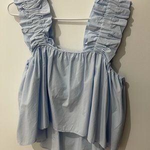 Zara ruffle top